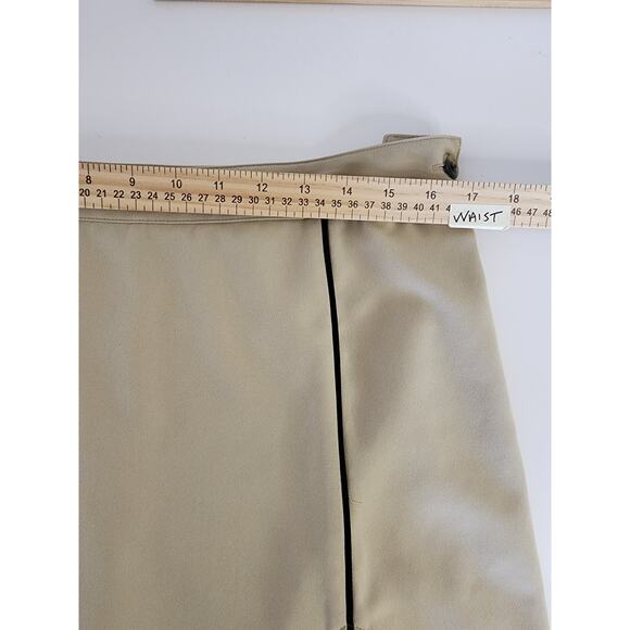 EP PRO Tan Women's Active Golf Zip Side Pockets Skort Skirt SZ 12 - Picture 8 of 9
